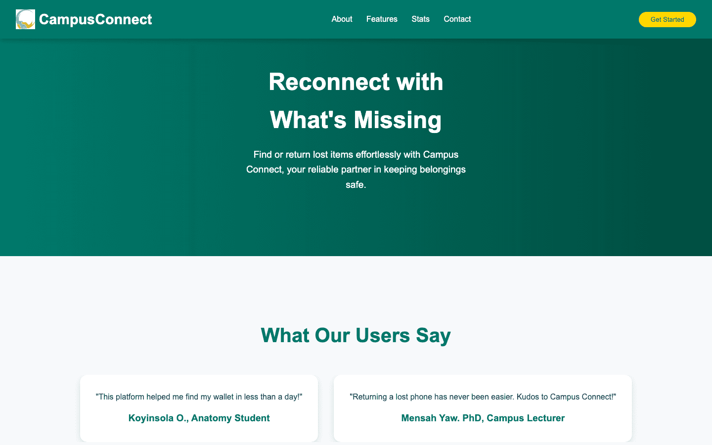 CampusConnect screenshot